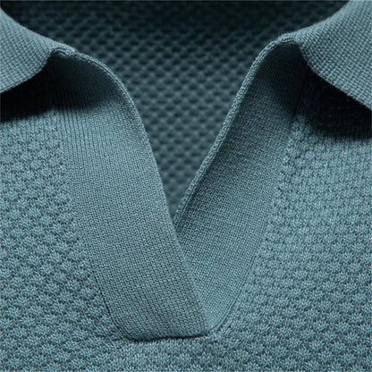 V-Strickpolohemd Viktos